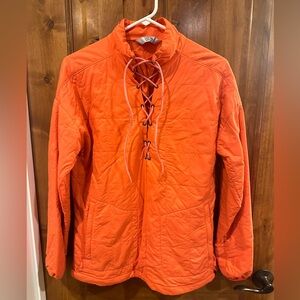 Lace up insulated top